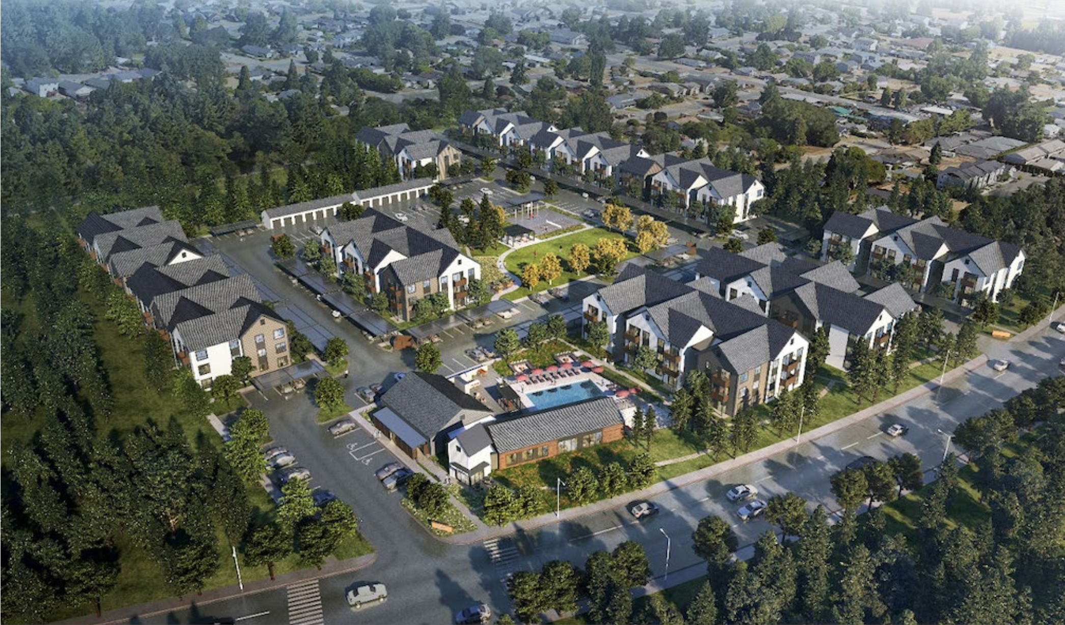 LEGACY PARTNERS AND SILVERPEAK BREAK GROUND ON 240-RESIDENCE APARTMENT COMMUNITY IN UNIVERSITY PLACE, WASH. Partnership recently closed loan from PNC for $39.8 million