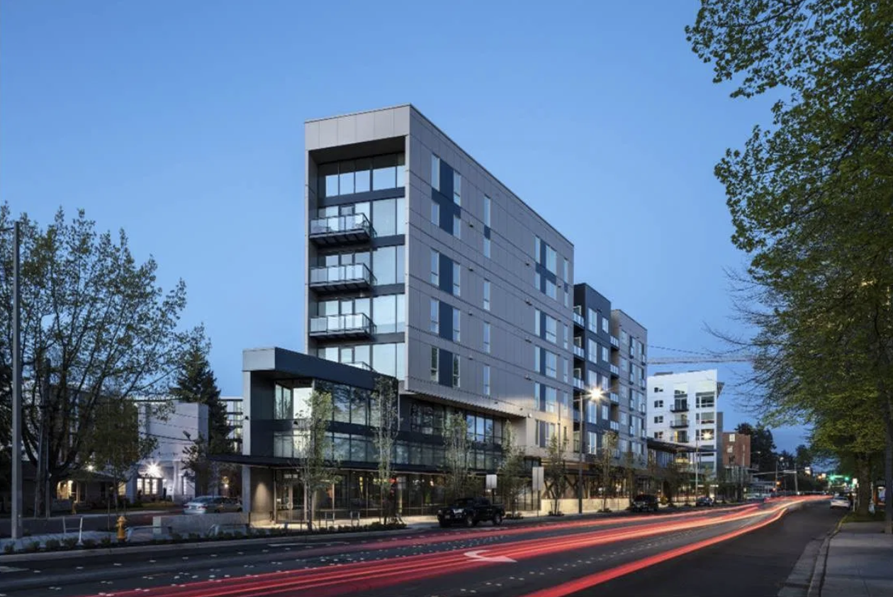 Legacy Partners, Tiscareno Associates Build Flatiron Building-Inspired Project in Downtown Redmond
